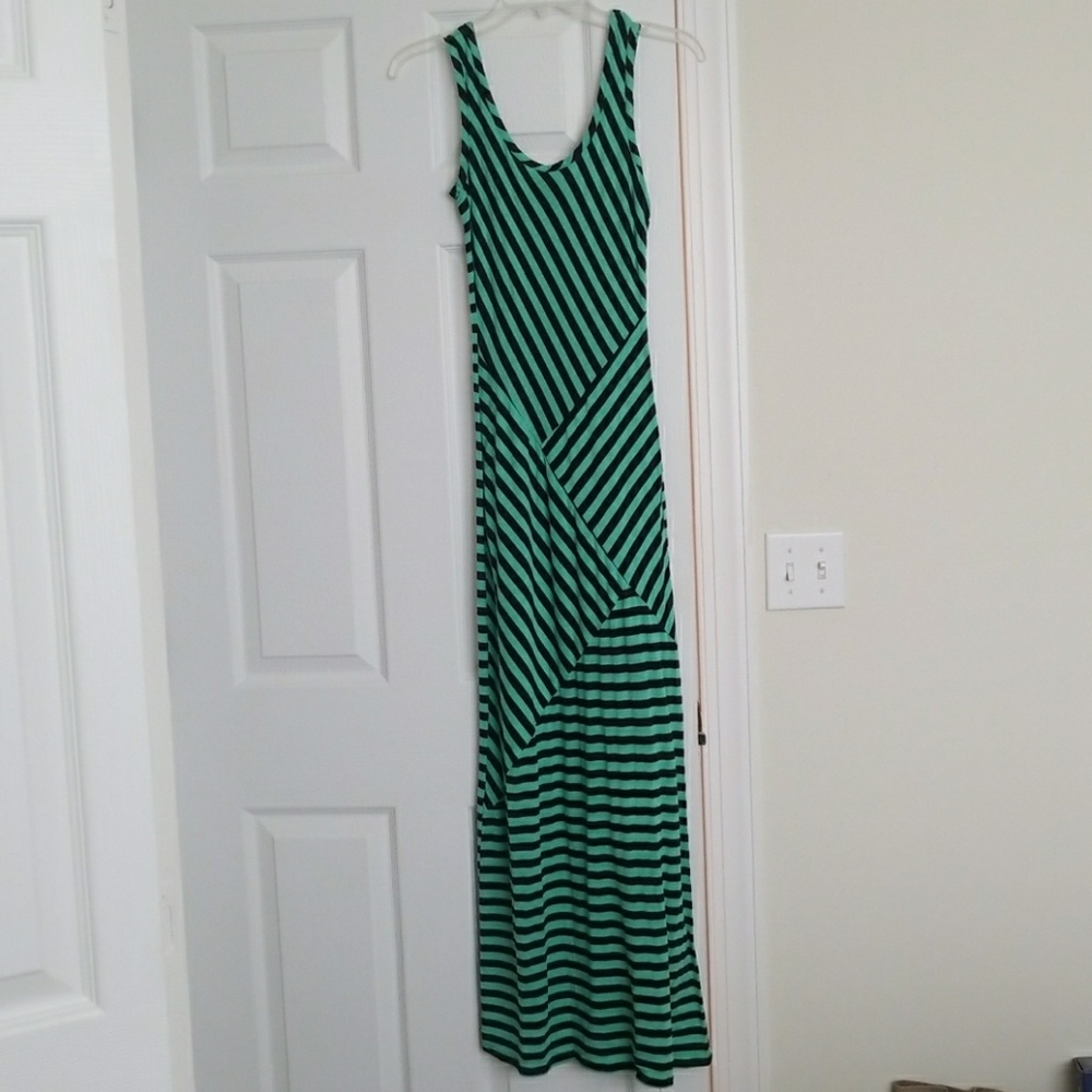 Striped maxi